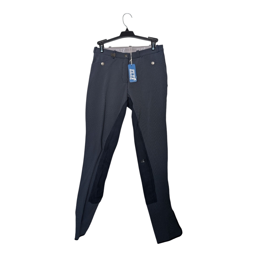 Women's Blue Striped Riding Pants Breeches Size 24